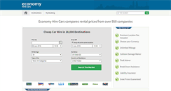 Desktop Screenshot of economyhirecars.com