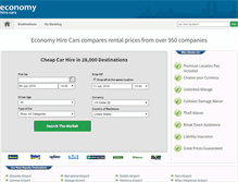 Tablet Screenshot of economyhirecars.com
